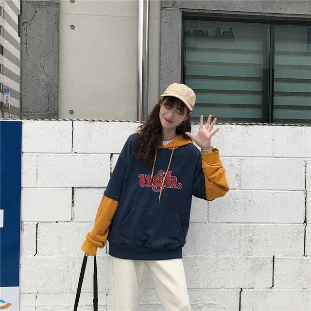 Áo Hoodie phối tay siêu chất khách nhé