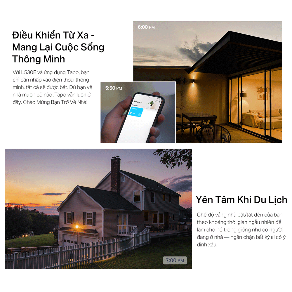 Bóng Đèn Thông Minh TP-Link Tapo L530E Đa Sắc - Hàng Chính Hãng