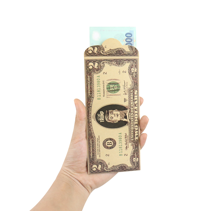 Set Bao Lì Xì Tết 2019 Đồng 2$ May Mắn (100 Cái)