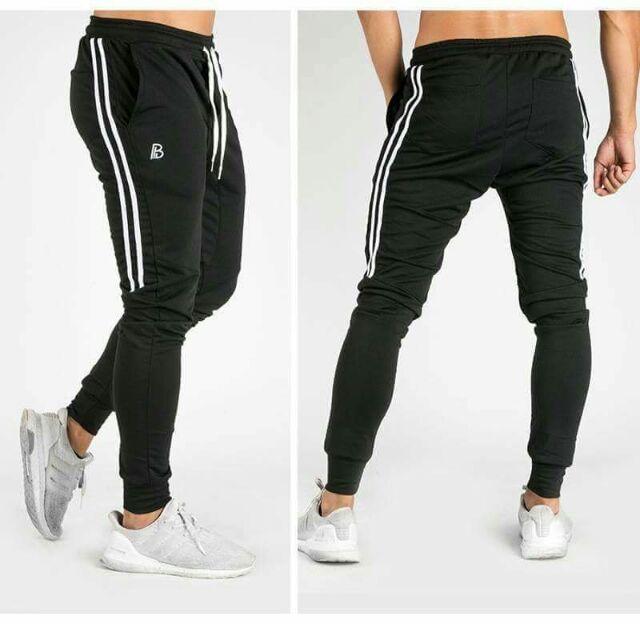 Quần Gym Jogger xám đen