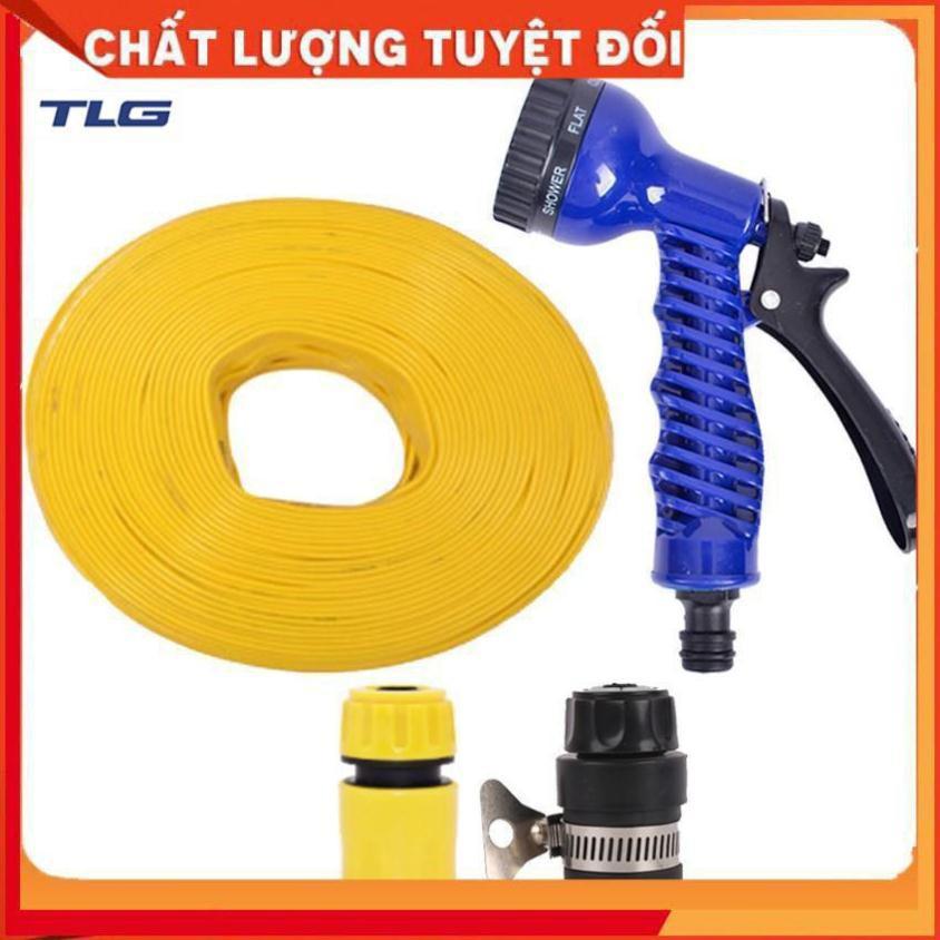 Bộ dây tăng áp 3 lần vòi xịt nước rửa xe, tưới cây loại 7-10m 206843
