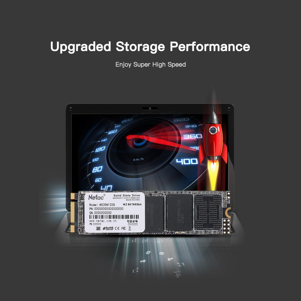 Netac N535N M.2 2280 SSD SATAIII 6Gb/s 240GB PCIe Gen3 3D MLC/TLC NAND Flash Solid State Drive