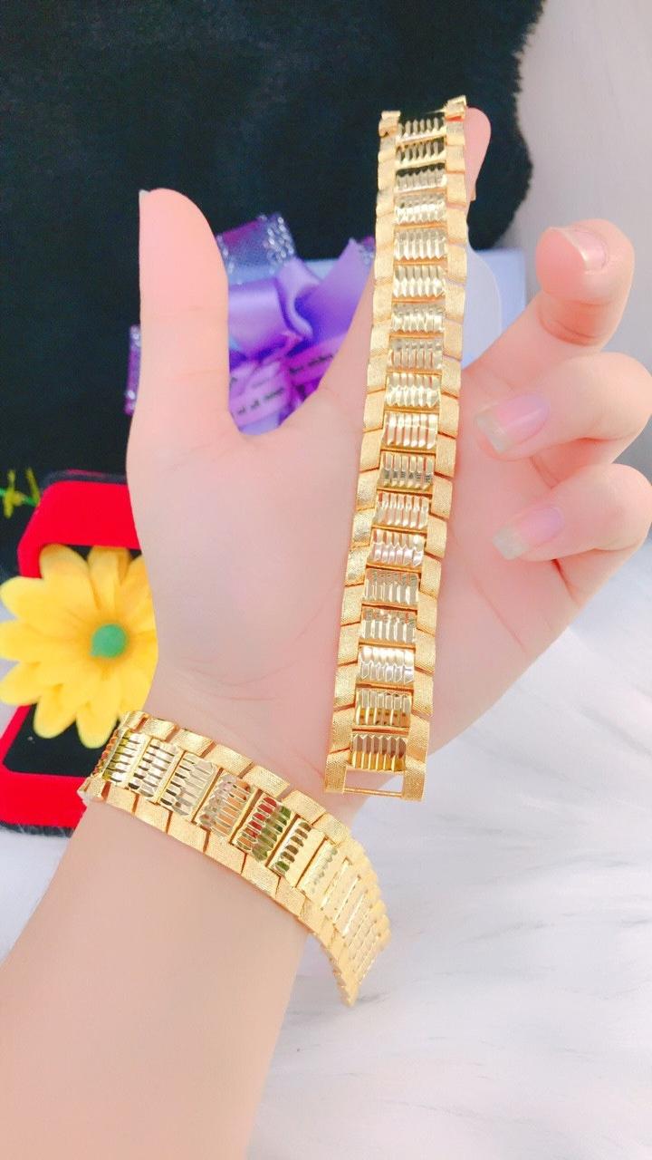 Lắc Tay Nam Mạ Vàng 18 K Mẫu 090.03.01 - Tặng Kèm Hộp Trang Sức