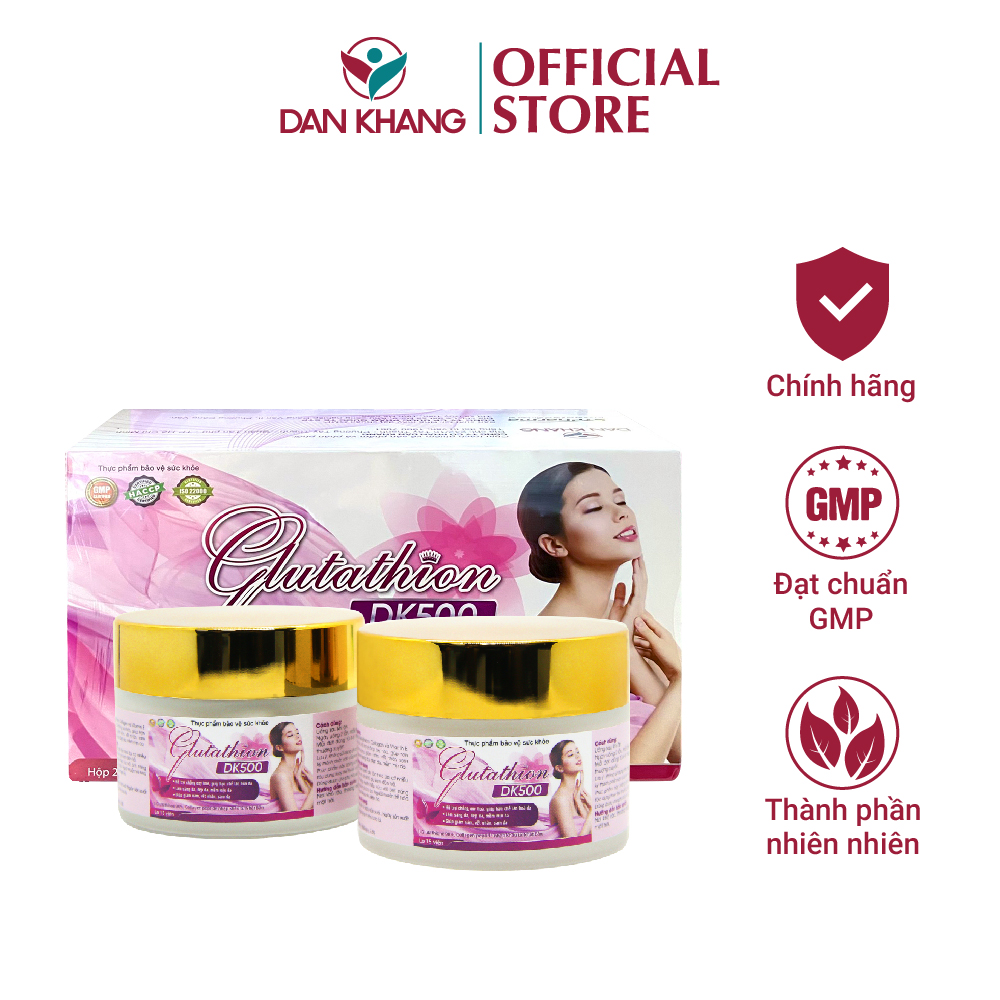 Viên Uống Ngăn Ngừa Lão Hóa, Giúp Sáng Và Làm Đẹp Da Glutathion DK500