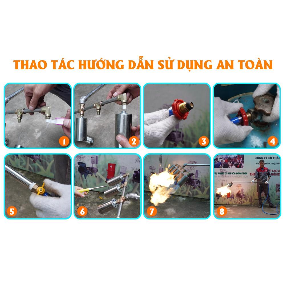 Đồ khò gas công nghiệp 5 đầu 3A