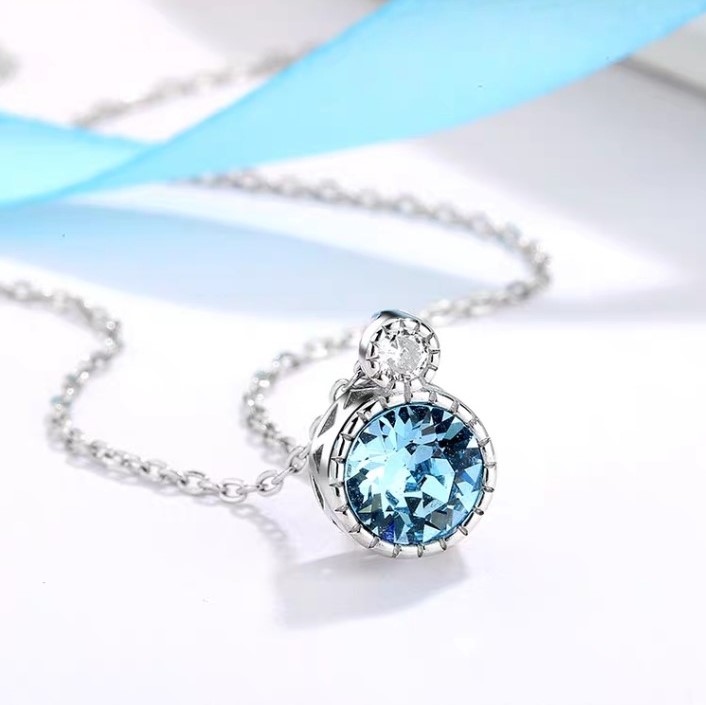 Dây Chuyền Bạc Nữ Đính Đá Lấp Lánh Db2628 - Bảo Ngọc Jewelry