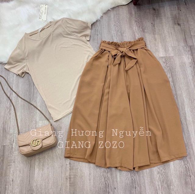 Sét áo thun quần ống rộng