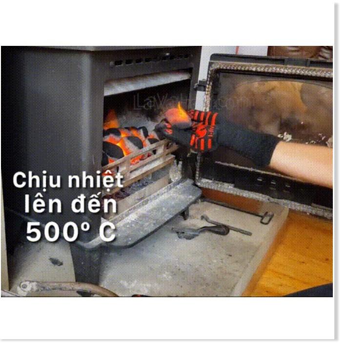 Găng tay hỗ trợ nướng, gang tay chịu nhiệt BBQ
