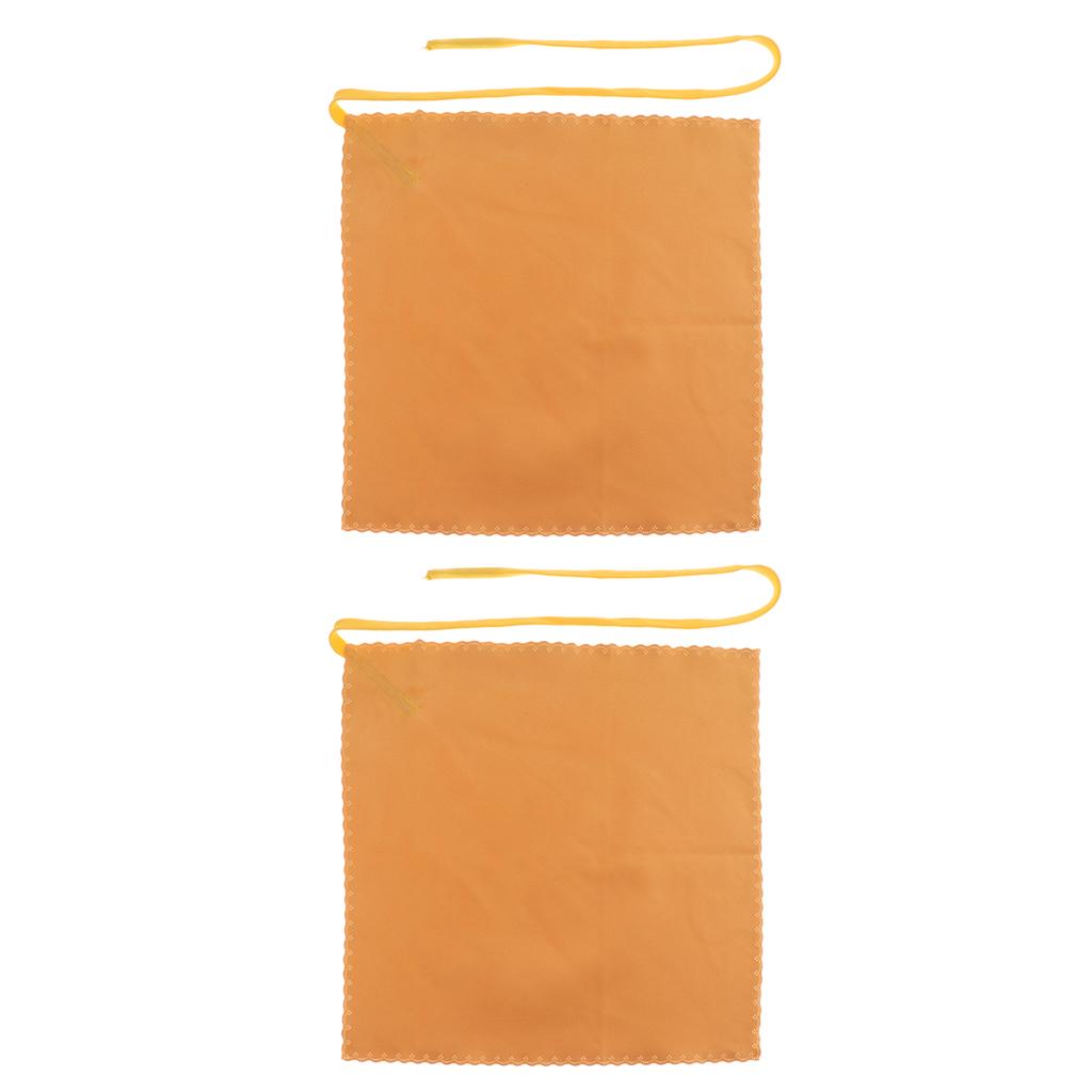 Sunnimix 2 Chiếc Dụng Cụ Âm Nhạc Kèn Clarinet/Sáo/Saxophone Khăn Lau Vệ Sinh Bụi