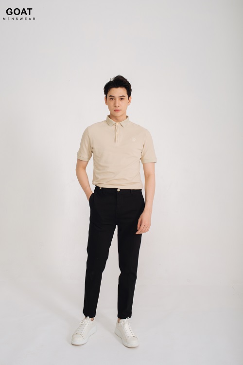 Áo Thun Polo Nam Tay Ngắn Cổ Bẻ GOAT MENSWEAR