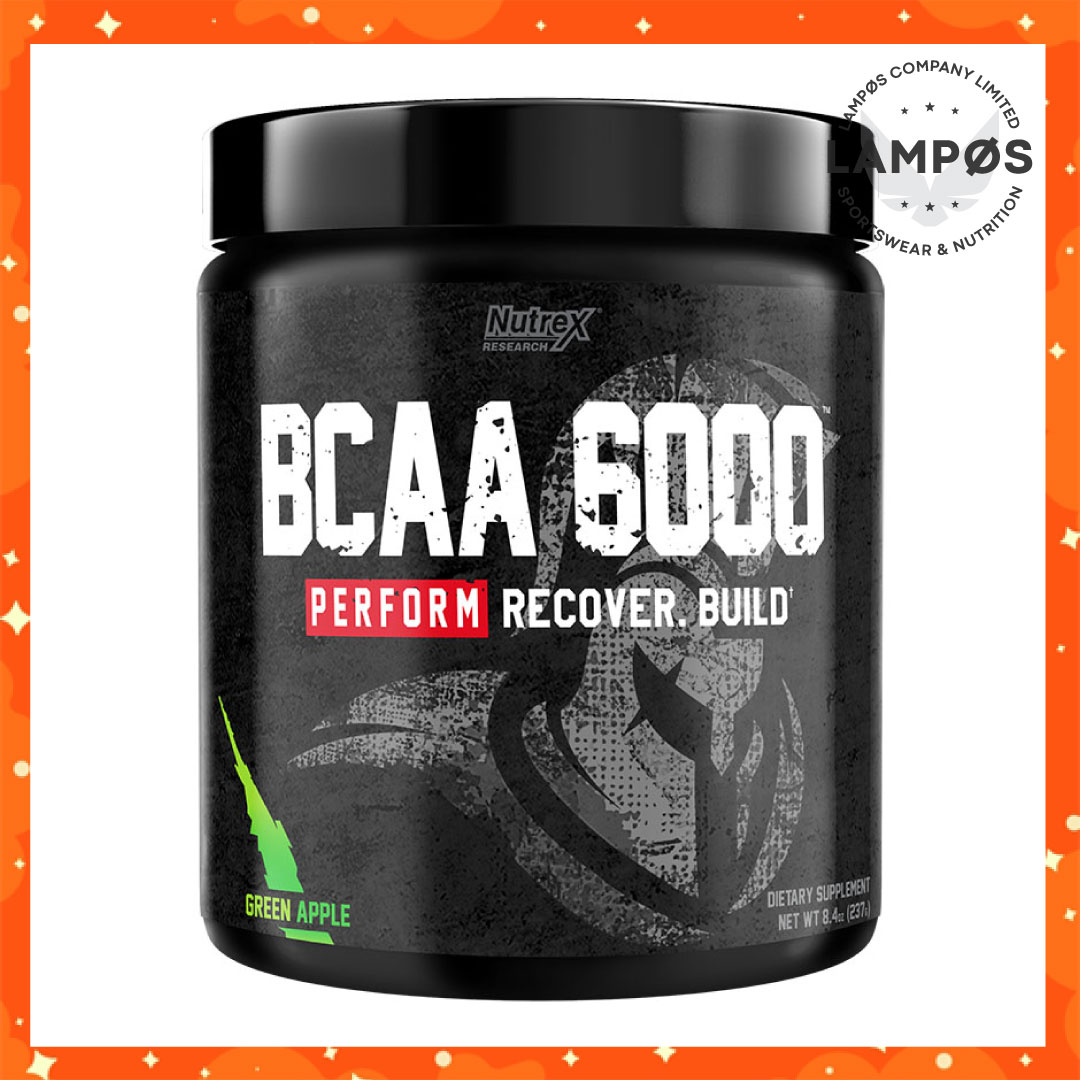 BCAA 6000 Nutrex, Hỗ trợ phục hồi và xây dựng cơ bắp tối ưu (30 lần dùng)