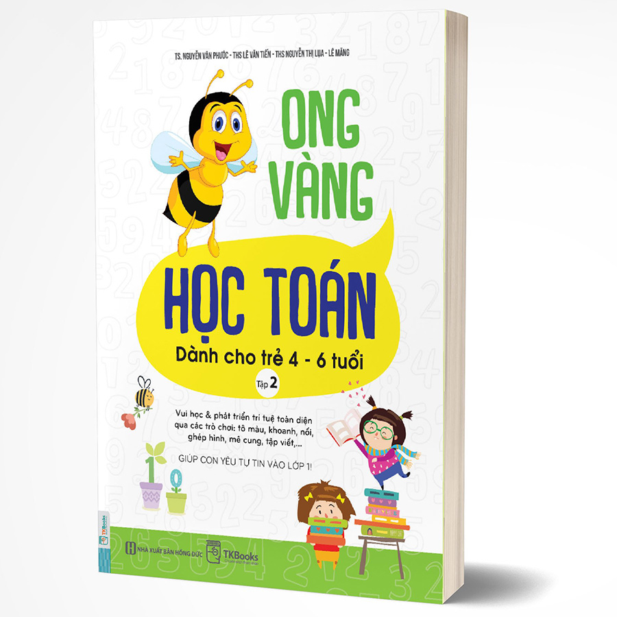 Sách Ong Vàng Học Toán Dành Cho Trẻ 4-6 Tuổi - Tập 2