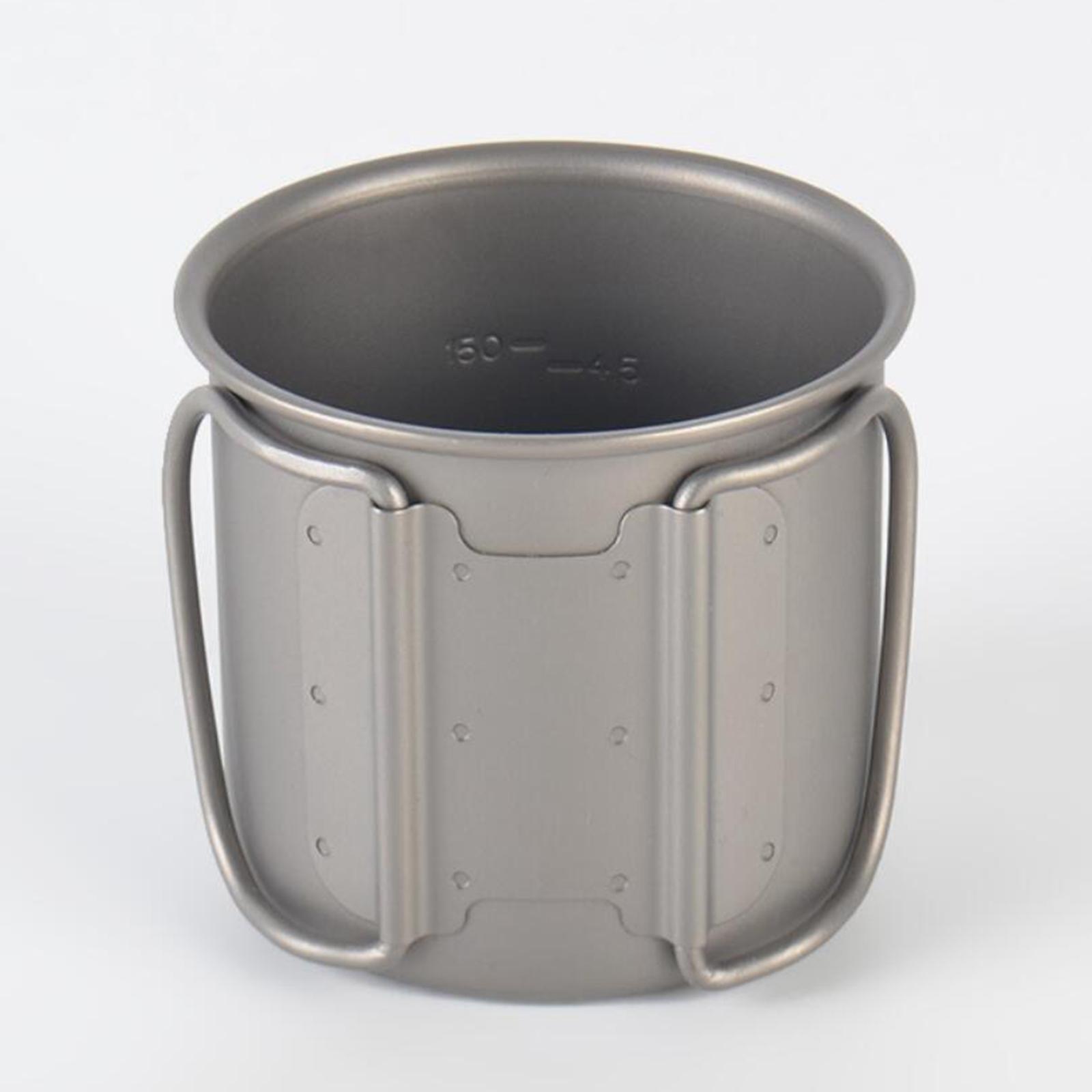 Collapsible Handle Camping Mug Water Cup Portable Water Mug Drinking Cup