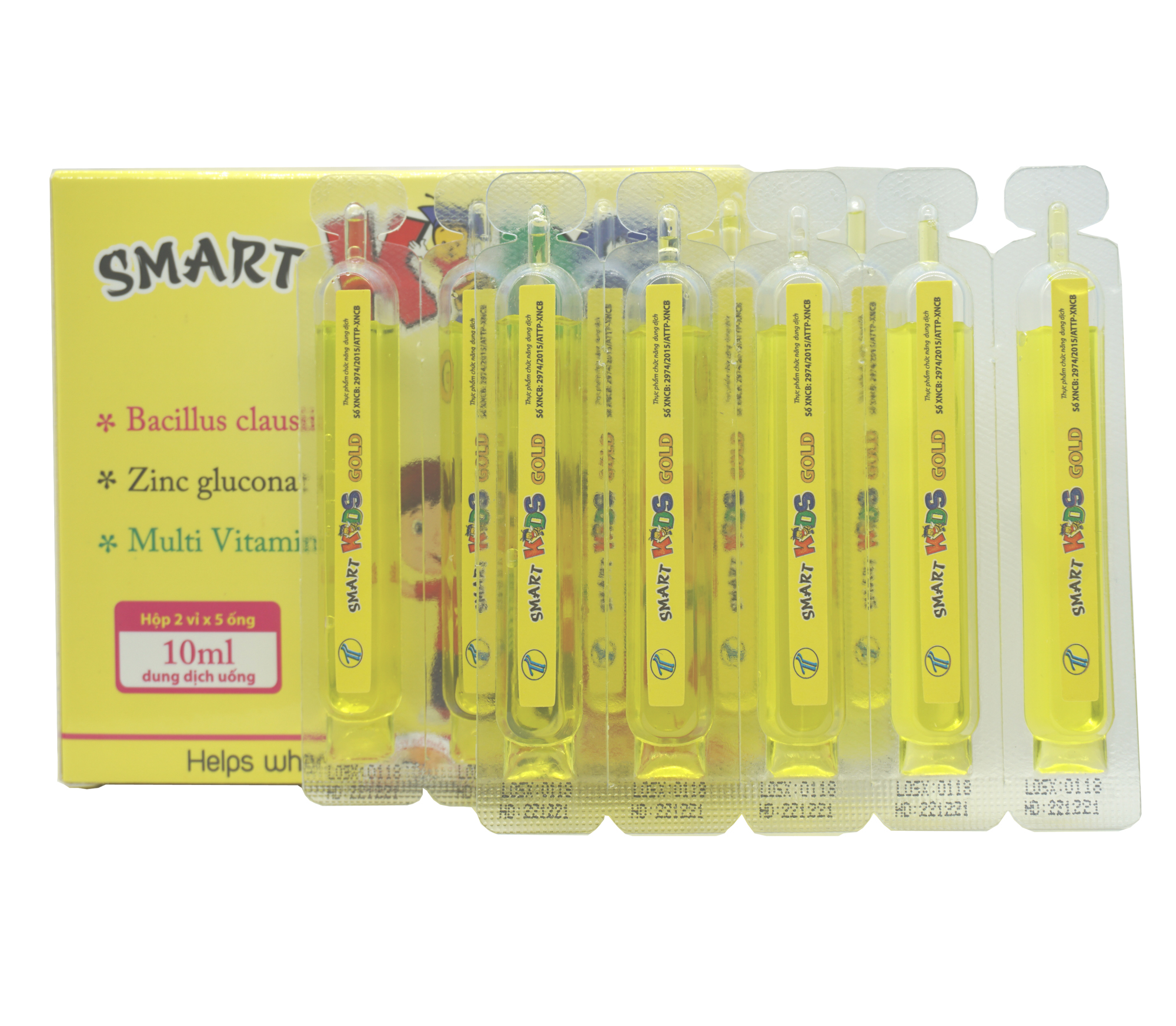 Thực phẩm bảo vệ sức khỏe SMART KIDS GOLD cho trẻ hệ tiêu hóa khỏe mạnh