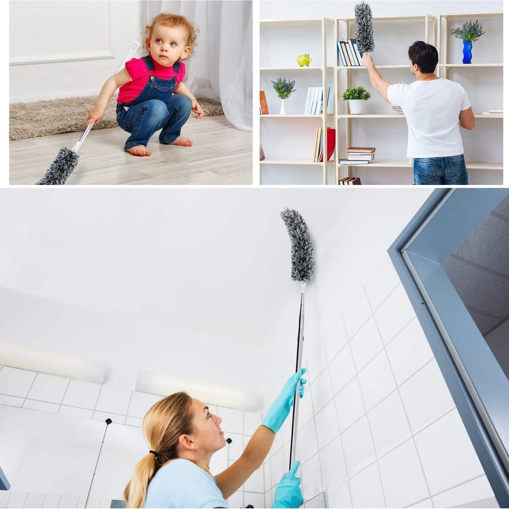 Chổi Quét Lau Bụi Vệ Sinh Làm Sạch Kéo Dài Đa Năng Duster