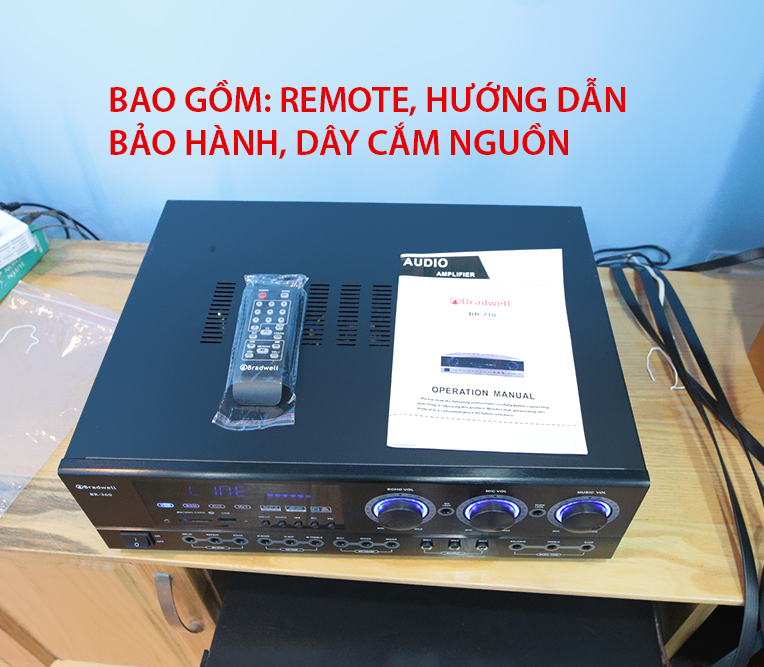 Amply karaoke Bradwell BR360 Hàng Chính Hãng