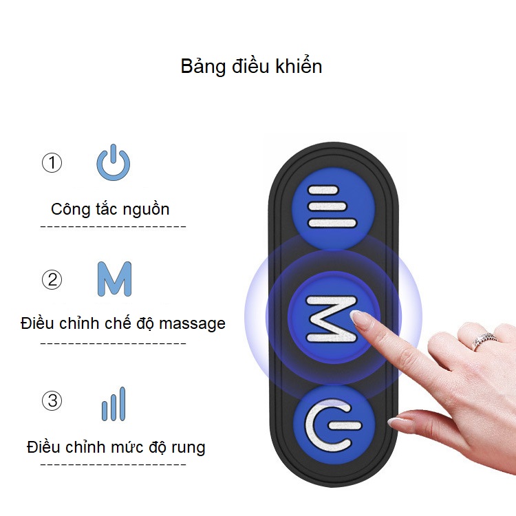 Máy mát xa chữ U đeo cổ thông minh rung êm giảm mỏi nhức vai gáy, vùng cổ cao cấp V2- Giao màu ngẫu nhiên