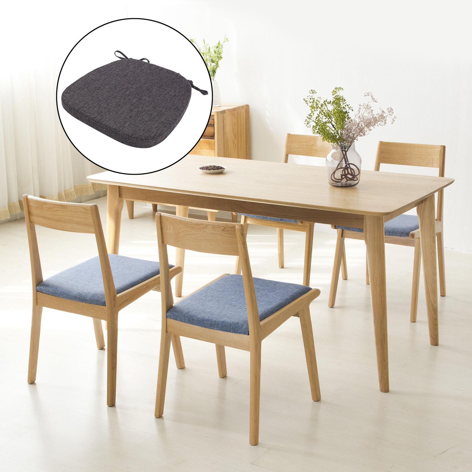Chair Seat Cushion Pad Office Home Chair Cushion Chair Pad Black Grey