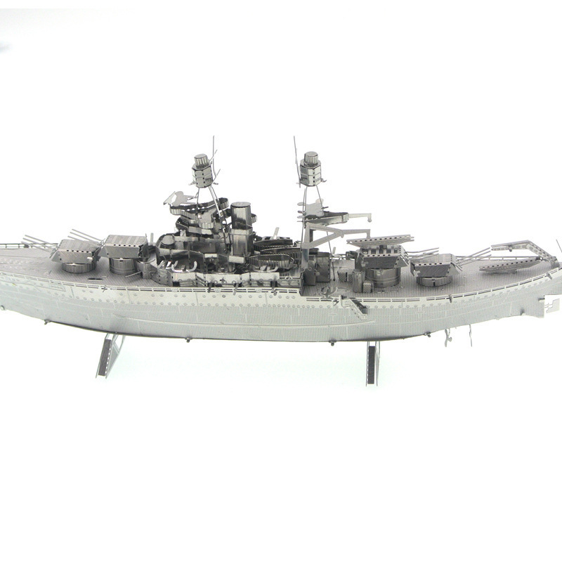 Mô Hình Lắp Ghép 3D Kim Loại Tự Ráp Thiết Giáp Hạm USS Arizona BB-39 Hải Quân Mỹ - Chưa Lắp