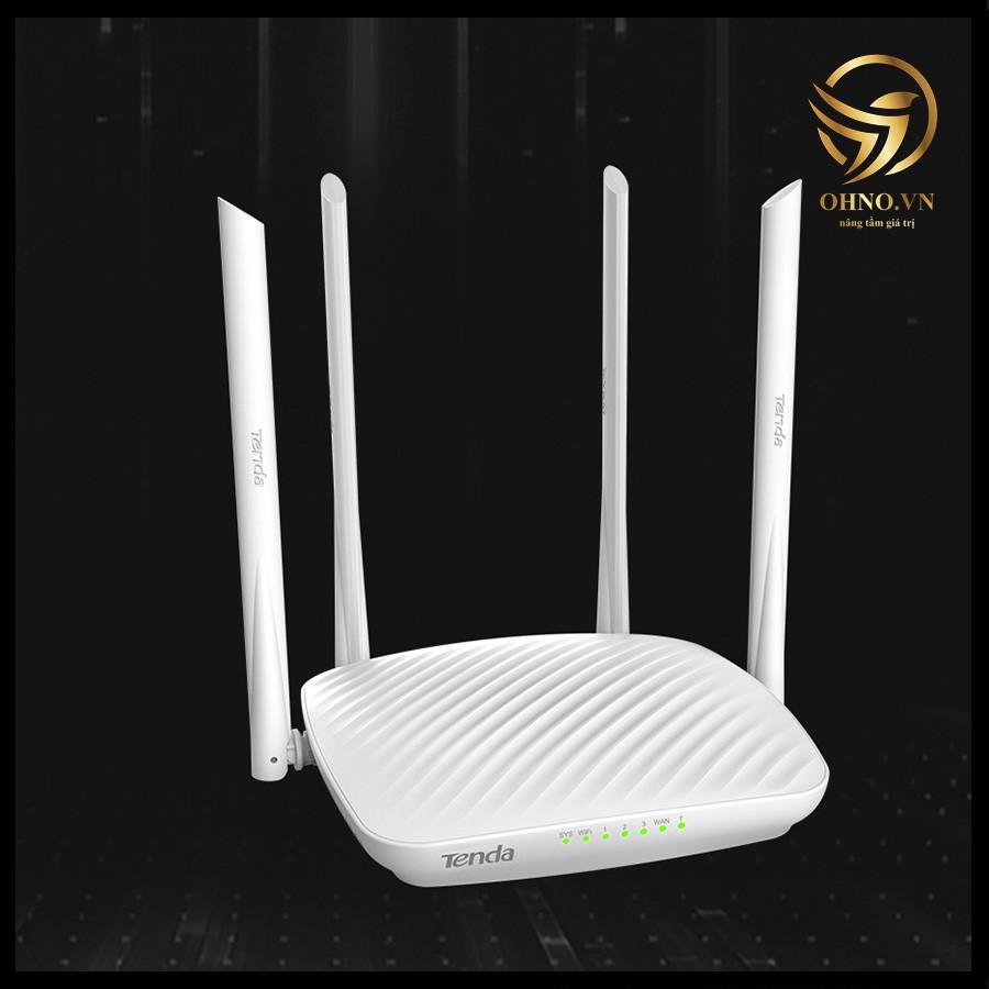 Bộ Phát Modern Wifi Router Tenda F9 Chuẩn N 600Mbps Cục Phát Sóng Wifi 4 Râu Siêu Mạnh Tốc Độ Cao hàng chính hãng