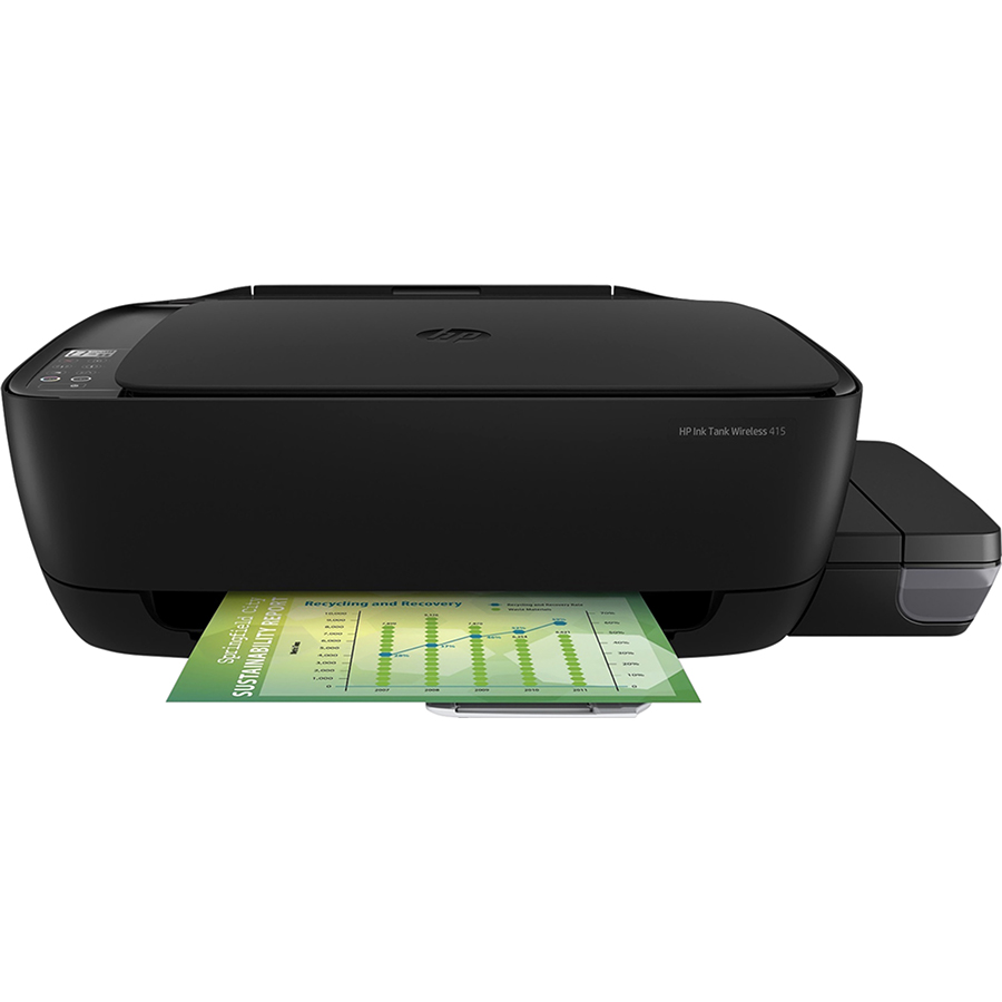 Máy In Phun màu Đa Năng HP Ink Tank Wireless 415 All-in-One (In, scan, copy Không dây Đen Z4B53A) - Hàng Chính Hãng