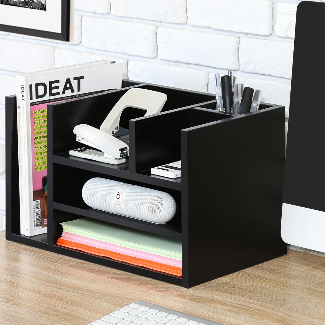 Kệ để bàn gỗ hiện đại SMLIFE Atonio | Gỗ MDF dày 17mm chống ẩm | D42xR25xC35cm