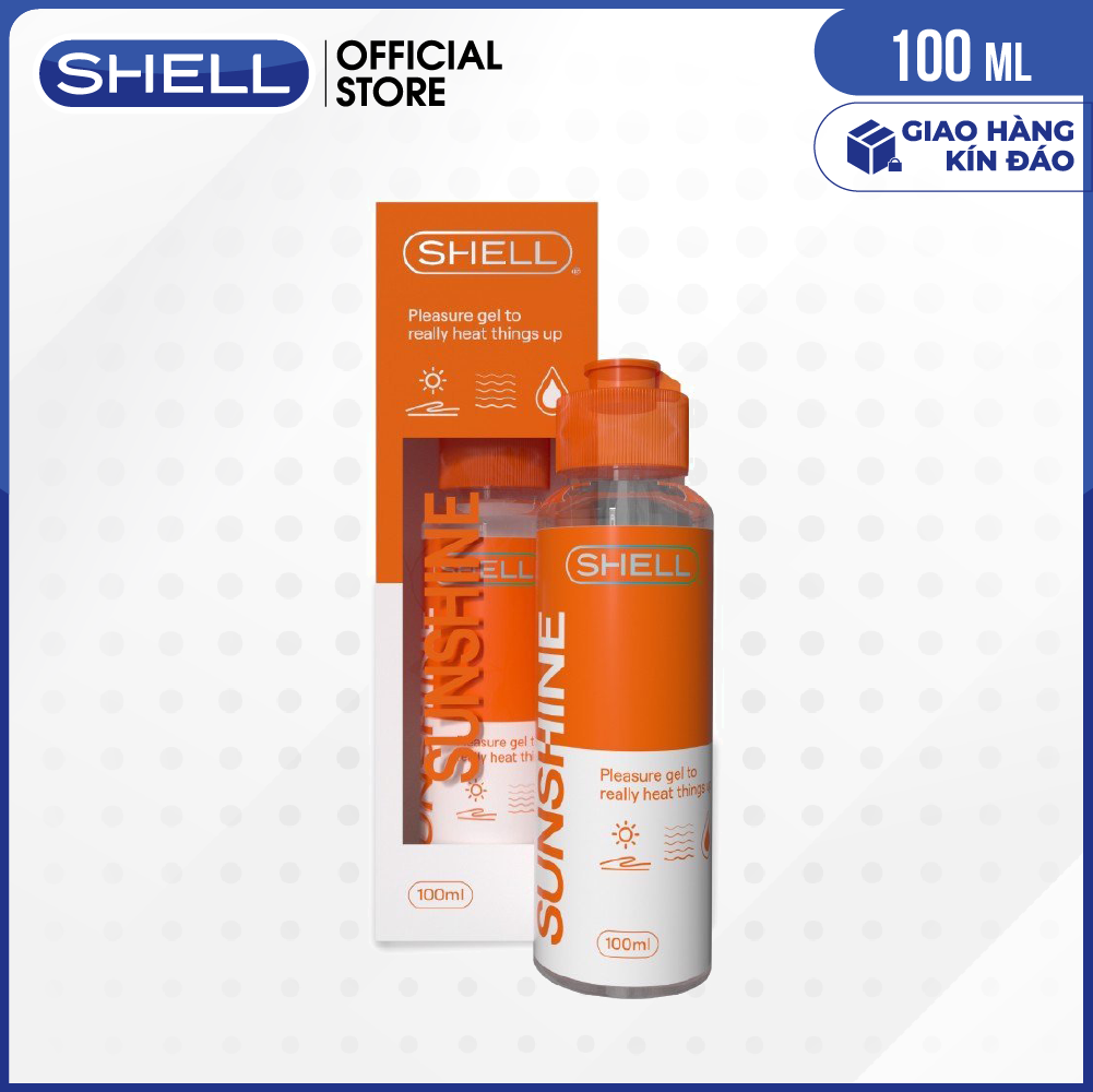 Gel bôi trơn ấm nóng Shell Sunshine - Chai 100ml | SHELL CHÍNH HÃNG