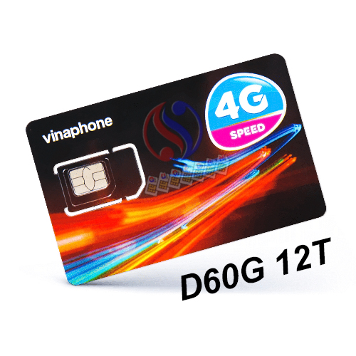 SIM 4G D60G VINA TRỌN GÓI 1 NĂM - 2GB/NGÀY