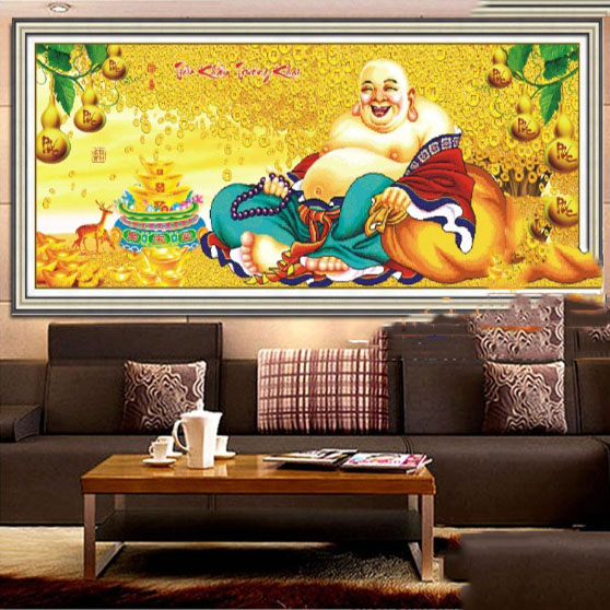 Tranh Đính Đá PHẬT DI LẠC