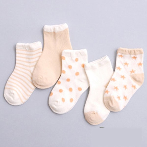 Set 5 đôi vớ tất cho bé từ 0-6 tuổi