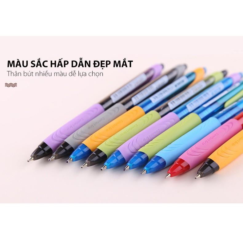 Bộ 4 bút bi STABILO Performer+ 328XF (2xanh+đen+đỏ) + 1 ruột bút xanh+ bút xoá Correction Pen CPS88 (BP328XF-C4R+)