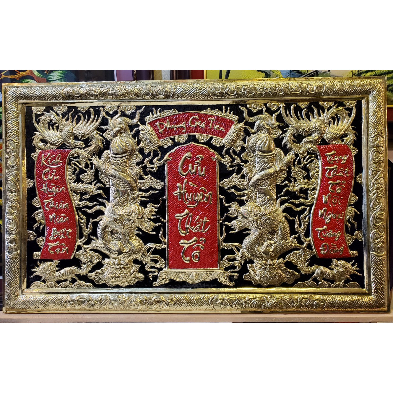 Liễn thờ tổ tiên – Cửu huyền thất tổ A227