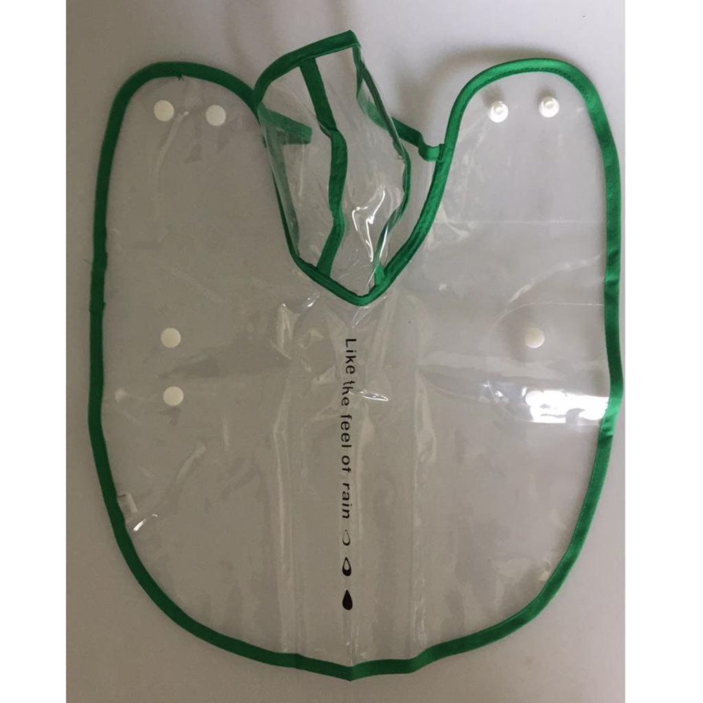 Pet Dog Rain Coat Poncho Rainwear Waterproof Jacket Hooded Hoodie Outdoor Wear, Clear