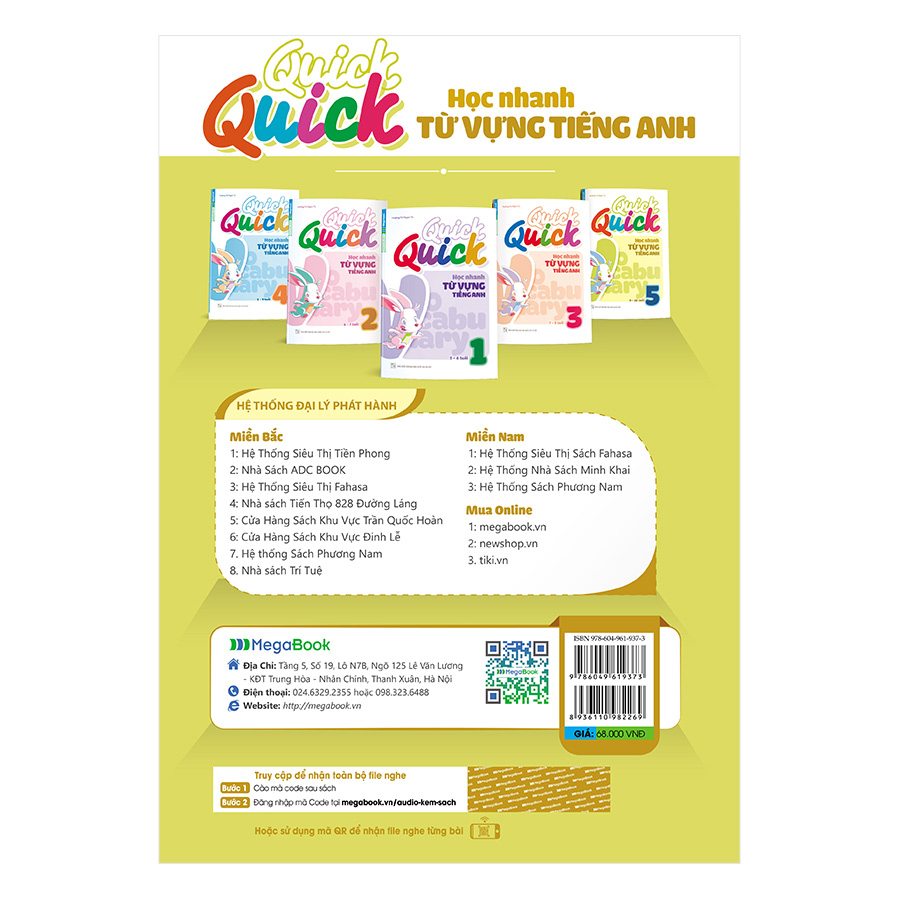 Quick Quick - Học Nhanh Từ Vựng Tiếng Anh 5 (9-10 Tuổi)
