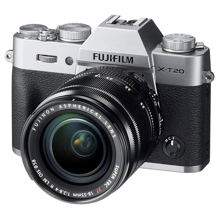 Máy ảnh Fujifilm X-T20 + Kit 18-55mm f/2.8-4 - Bạc - Hàng Chính Hãng