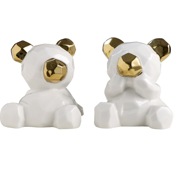 Tượng trang trí 2 chú Gấu teddy 3-D-D5-T4061