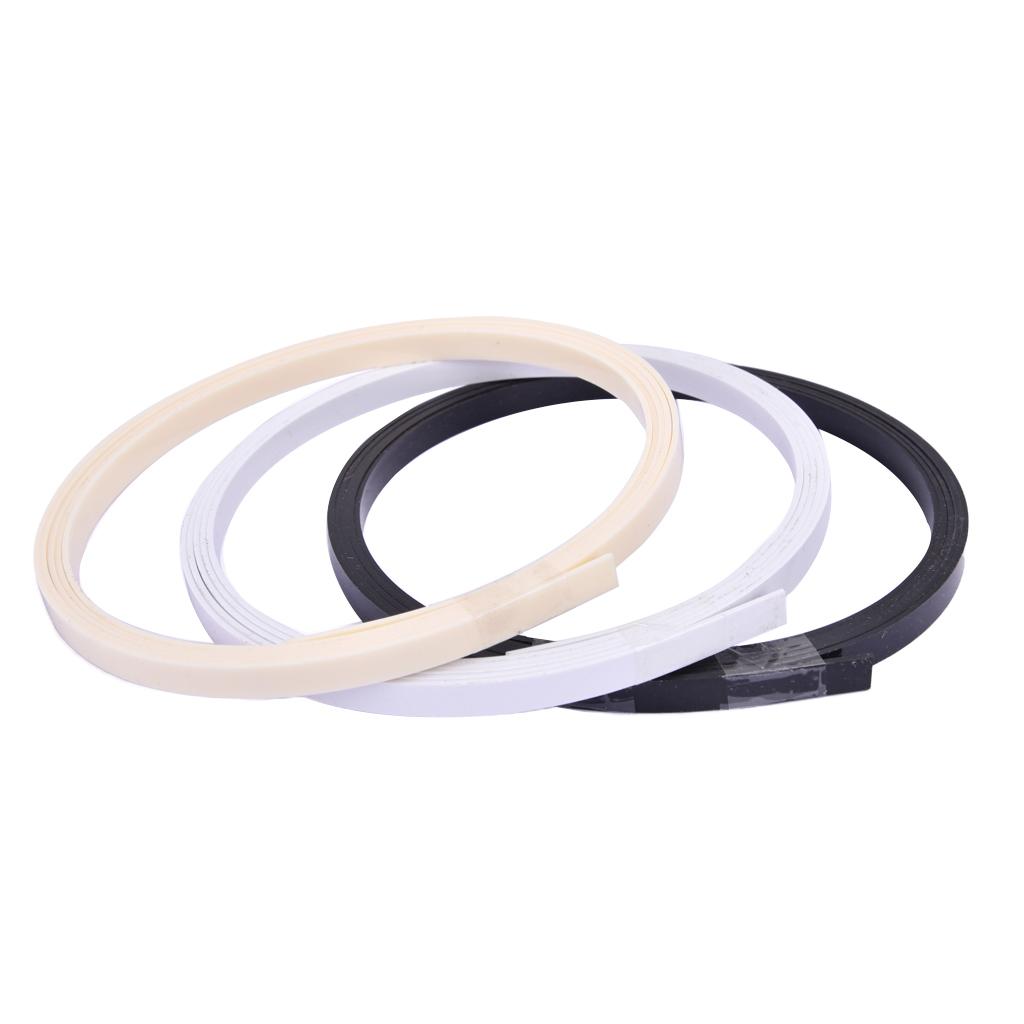 Sunnimix 3 Miếng Nhựa ABS Đàn Guitar Bass Ukulele Đàn Mandolin Ràng Buộc Purfling Que