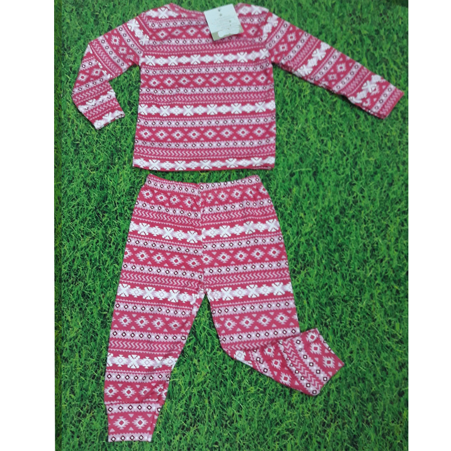 Bộ quần áo cotton bé gái size 1-5 (Giao mẫu ngẫu nhiên)