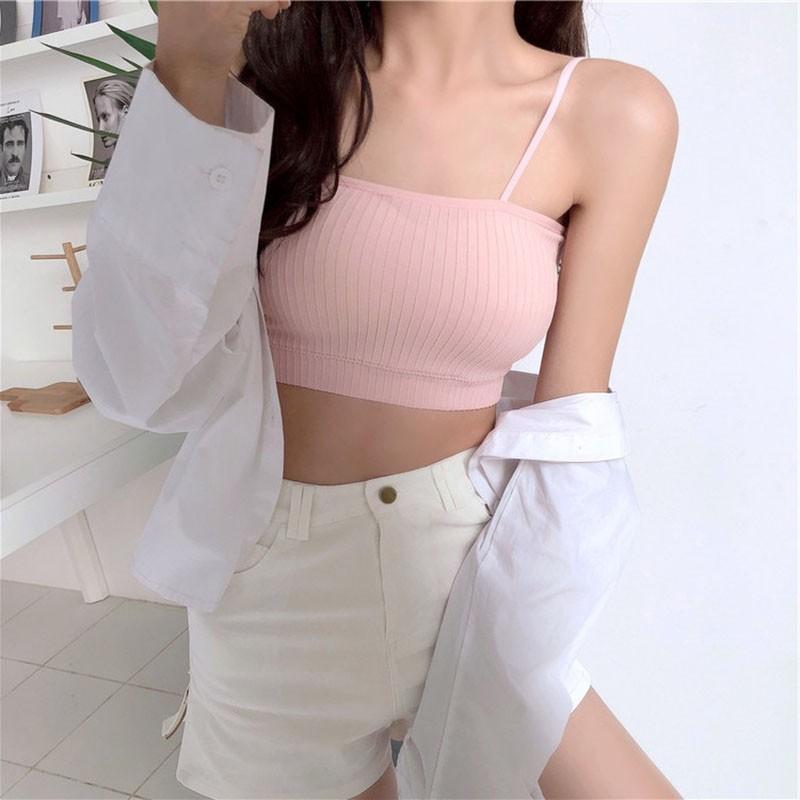 Áo bra cotton tăm quây EAFIT035
