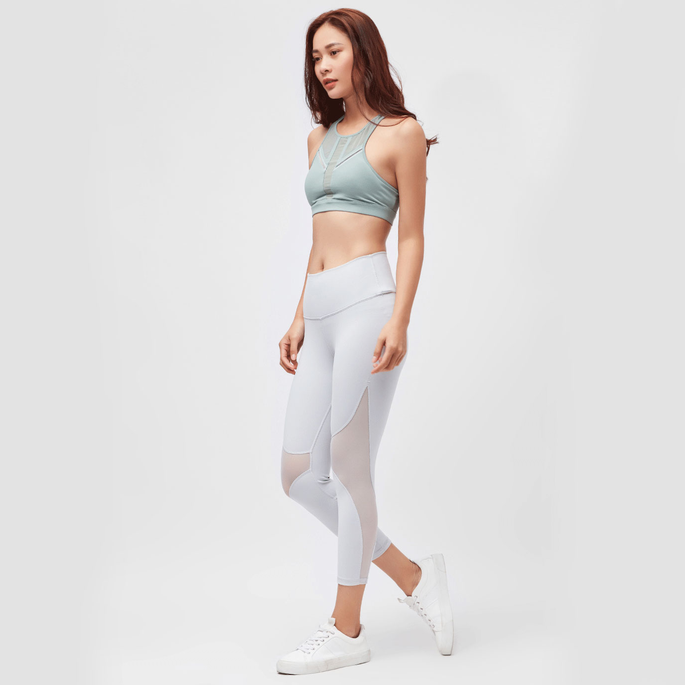 Quần Thể Thao Nữ High-Waistcapri 