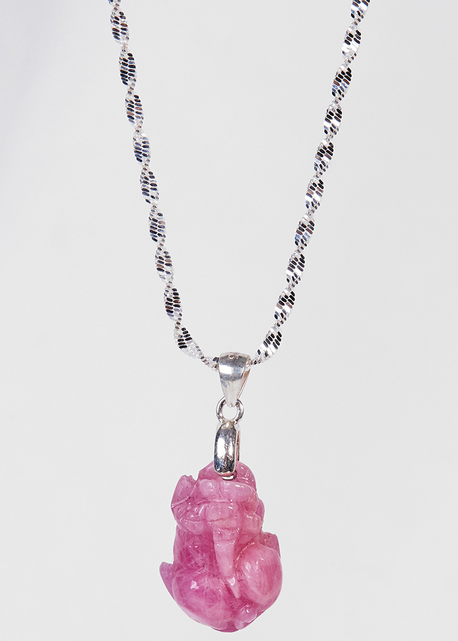 Dây Chuyền Bạc Mặt Tỳ Hưu Ruby Ngọc Quý Gemstones