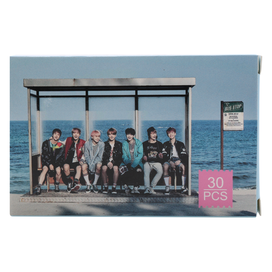 Hộp Lomo Card 30 Ảnh Ban Nhạc BTS - Mẫu