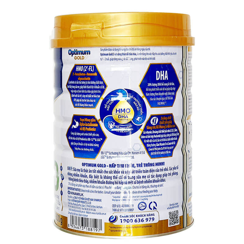 SỮA BỘT OPTIMUM GOLD 3 1450G