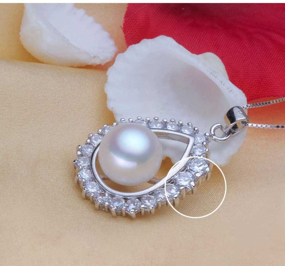 Mặt Dây Chuyền Ngọc Trai Nước Ngọt Thiên Nhiên Cao Cấp - Mắt Ngọc - Trang Sức Cô Tấm - PEARL EYES (9-10ly) - CTJ2810