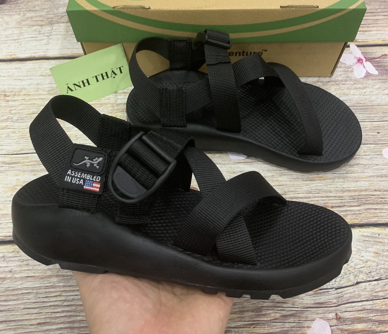 Giày Sandals Nam Quai Dù Kiểu Dáng Hàn Quốc Mã D158