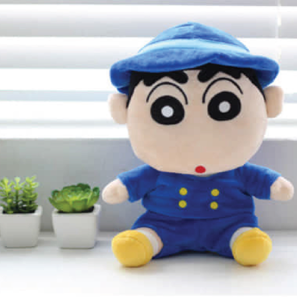 Gấu bông Cậu bé bút chì Crayon Shin Chan 30cm mặc đồng phục thủy thủ