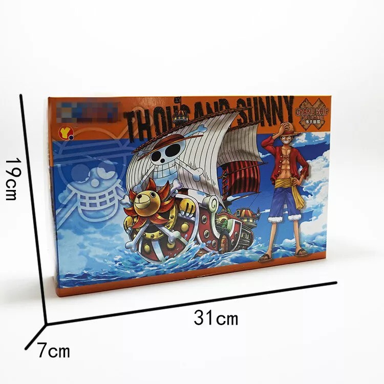 Mô Hình Thuyền Thousand Sunny Mũ Rơm Luffy One Piece Bộ Sưu Tập Đồ Chơi Lắp Ráp Đóng Hộp Cho Quà Tặng