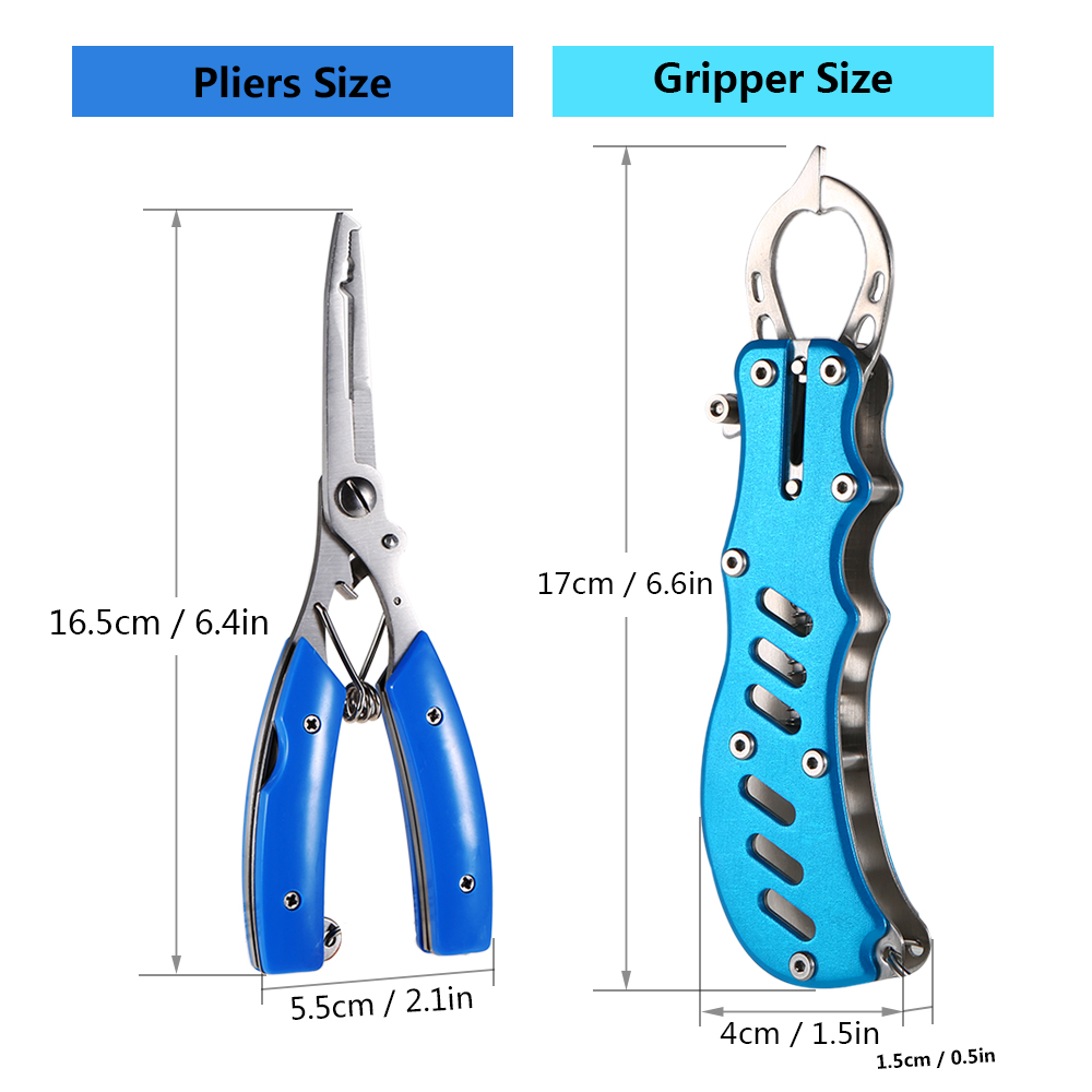 Bộ Kìm Gỡ Cá Gỡ Mồi Câu Cắt Dây Câu Cá