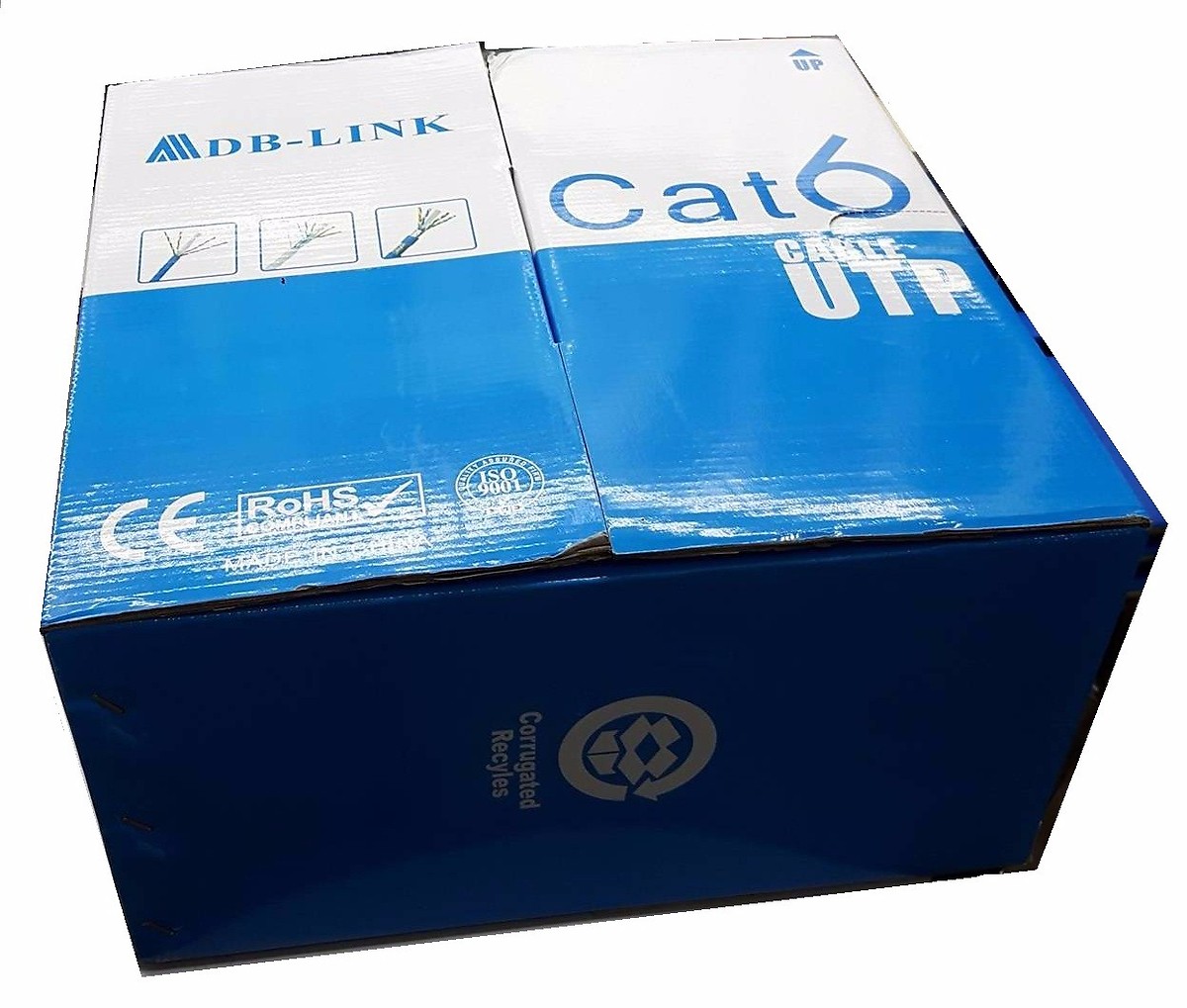 Cuộn Dây mạng Cat 6e ADB-Link màu xanh 305 mét - Hàng Chính Hãng