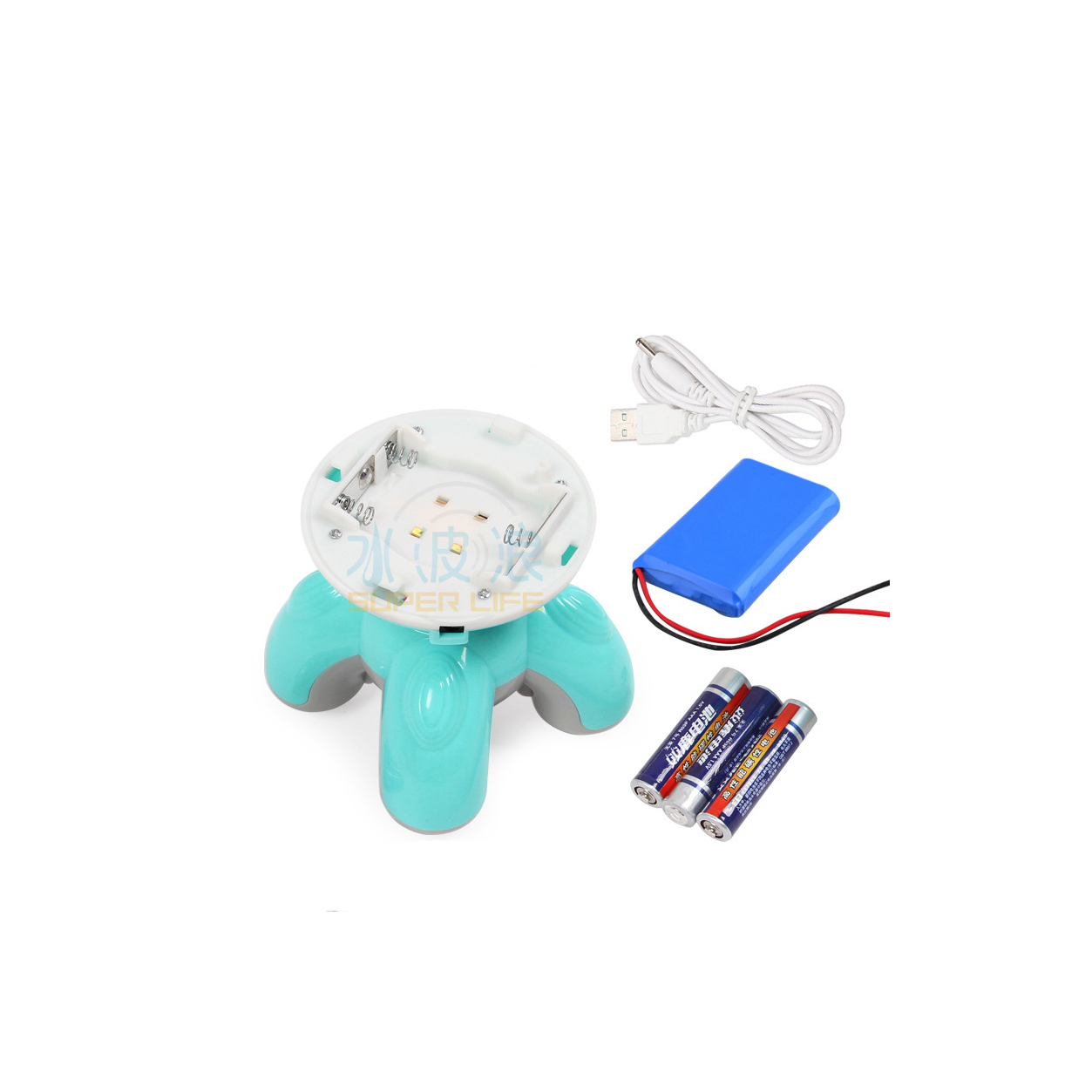 Máy Massage Mini Cầm Tay XF68 – Máy Massage Cầm Tay 3 Đầu – Máy Massage Mini Chân Tròn